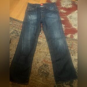 Hugo Boss Dark Blue Bootcut Jeans